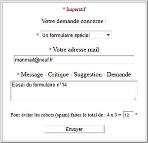 14eme formulaire de contact